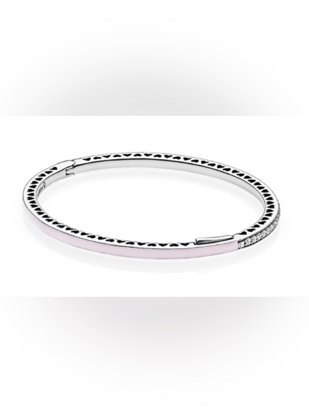 Pink Radiant NEW Hearts of Pandora Bangle
